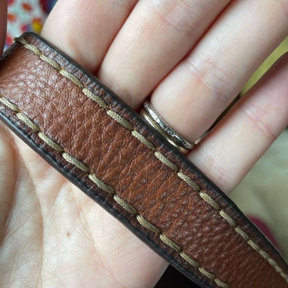 Fossil Genuine Leather Patchwork Horizontal Strip… - image 8